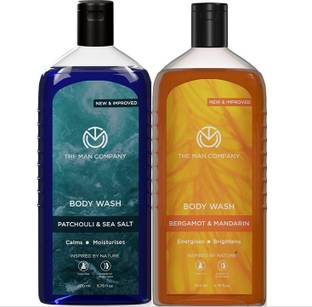 THE MAN COMPANY Body Wash Combo for Deep Moisturization & Glowing Skin | Long-Lasting Fragrance
