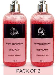 The Bath Store Pomegranate Body Wash With Ingredients For All Skin Type - 300ml (Pack of 2)
