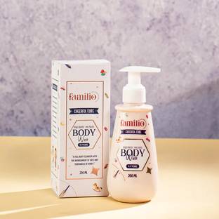 FAMILIO Squishy Mushy Body Wash for Baby's Skin with Natural Ingredients
