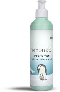 o'mumsie Baby Shampoo + Wash | Tear Free Formula | Baby Wash | 250 Ml|