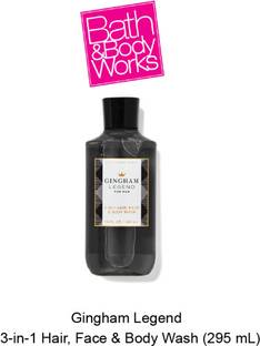 BATH & BODY WORKS Gingham Legend 3-in-1 Hair, Face & Body Wash
