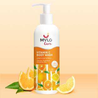 MYLO Care Vitamin C Body Wash | Goodness of Vitamin C, E, Honey & Oat Extract