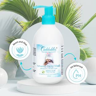 Cuddables Refreshing Baby Body Wash enriched with Neem & Aloe | Parabens & Soap Free