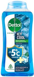 Dettol Icy Cool Body Wash Bottle for Men Goodness of Salicylic Acid |Menthol Freshness