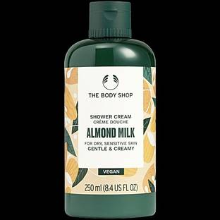 Body Shop Almond Milk Shower Gel for Dry & Sensitive Skin – Gentle & Creamy Hydration