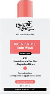 Chemist at Play Odour Control Body Wash - Controls Odour, Long Lasting Freshness, Regulate Sweat