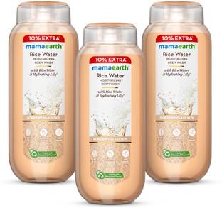 Mamaearth Rice Water Moisturizing Body Wash with Rice Water & Hydrating Lily Scent