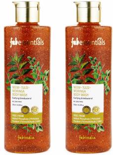 fabessentials Neem Tulsi Moringa Body Wash - 250 ml x Pack of 2