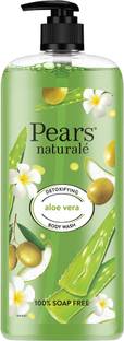 Pears Naturale Detoxifying Aloe Vera Body Wash,Paraben Free Shower Gel