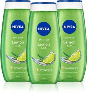 NIVEA Lemon & Oil Shower Gel - With Refreshing Scent, Ph Balanced | Moisturizer