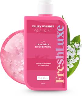 FreshLuxe Valley Whisper Showergel 1% Lactic Acid & Lily Reduce Dark Spots