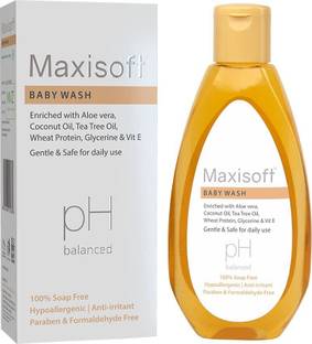 Maxisoft Skin Nourishing Baby Wash | Coconut Oil & Tea Tree Oil (100 ml - Pack of 1)