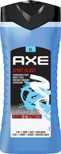 AXE Sports Blast 3 In 1 Body, Face & Hair Wash for Men, Long-Lasting Fragrance