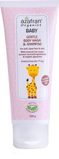Azafran Organic Baby Gentle Body wash and Shampoo