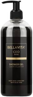 BELLAVITA CEO MAN Body Wash|With Woody & Citrus Notes, helps in hydrating Skin|