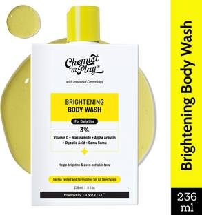 Chemist at Play Brightening Body Wash - 3% Vitamin C + Niacinamide| Shower Gel for Women & Men