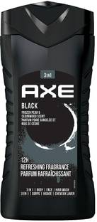 AXE Black 3 In 1 Body, Face & Hair Wash for Men, Long-Lasting Refreshing