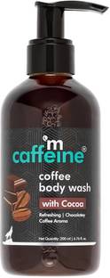 mCaffeine Coffee Cocoa Body Wash for D Tan, Get Glowing Skin & Refreshing Fragrance