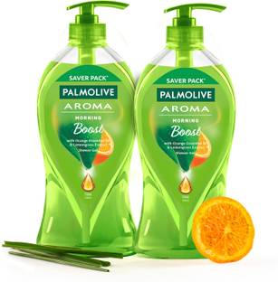 PALMOLIVE Aroma Morning Boost Body Wash (750ml x 2pcs) Shower Gel Pump Bottle