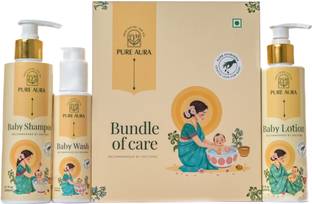 Pure Aura Head To Toe Harmony Kit | Baby Wash | Baby Shampoo | Baby Lotion