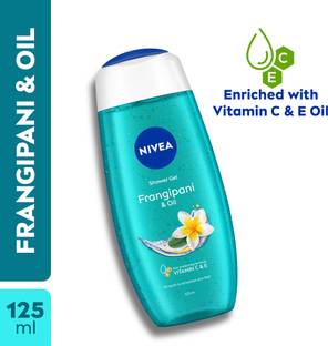 NIVEA Body Wash, Frangipani & Oil Shower Gel, Pampering Care with Refreshing Scent of Frangipani Flower