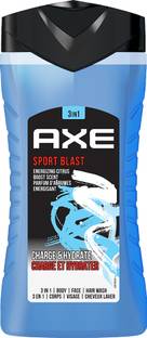 AXE Sports Blast 3 In 1 Body, Face & Hair Wash for Men, Long-Lasting Fragrance