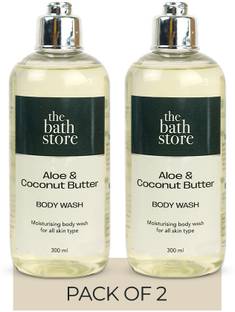 The Bath Store Aloe & Coconut Butter Body Wash - 300ml (Pack of 2)