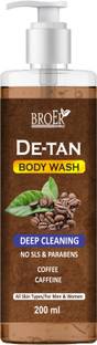 BROER De-Tan Body Wash with Goodness of Coffee & Caffeine For Deep Cleansing & Detox
