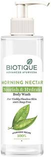 BIOTIQUE Morning Nectar Nourish & Hydrate Body Wash For Visibly Flawless Skin, 200ml