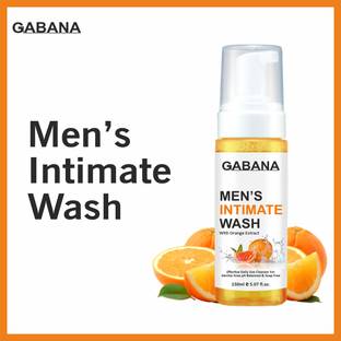GABANA Intimate hygiene Care Wash for Men with Orange,Pure & Safe Pack 1 of 150ML