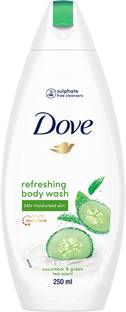 DOVE Refreshing Body Wash, with Cucumber & Green Tea Scent