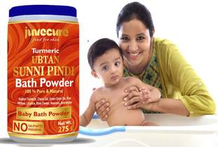 juvecure Premium Ubtan Sunni Pindi Bath Powder | Herbal Turmeric Baby Bath Powder