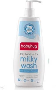 babyhug Gentle Cleaning & Moisturising Daily Head to Toe Milky Wash