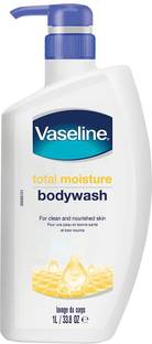 Vaseline Total Moisture Body Wash Washes Away Dirt & Impurities, Fights Skin Dryness
