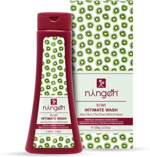 Ningen Kiwi Intimate Wash Pregnancy Safe, Irritation Free, Odor, pH balanced formula