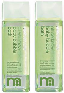 Mothercare All We Know Baby Bubble Bath | Keep Skin Feeling Soft & Moisturised | Pack of 2