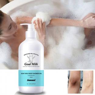 Sonavi Goat milk shower gel body wash for Gentle cleansing (pack of 1)