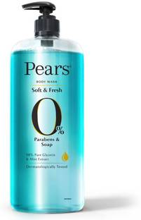Pears Soft & Fresh Shower Gel, Super Saver XL Pump Bottle, Paraben free