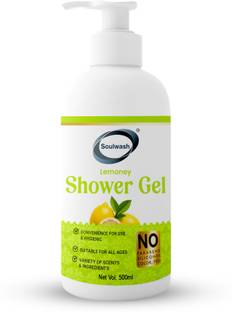 SOULWASH LEMONEY Shower Gel | Refreshing & Energizing the zesty aroma of lemon | 500ML.