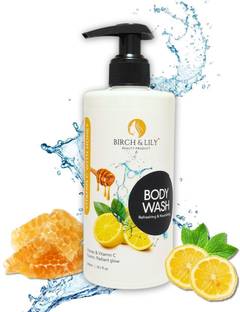 Birch and Lily Vitamin C with Honey Body Wash | Gentle Cleanse, Luxurious Lather