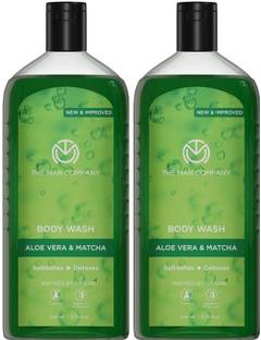 THE MAN COMPANY Body Wash for Glowing & Smooth Skin | Enriched with Aloe-Vera & Matcha