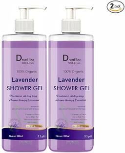 drontika Body Wash For Women & Men, 400Ml Shower Gel Single Pump Bottle