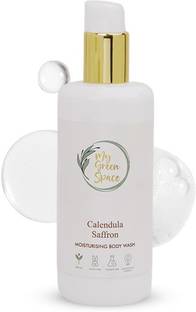 My Green Space Calendula Saffron Body Wash 250 ml | For Softer & Smoother Skin | For Men&Women