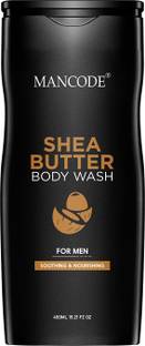 MANCODE Shea Butter Body Wash For Men| Soothing and Nourishing| Deeply Conditioning| Enriched With Real Shea Butter, 450ml