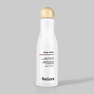 ReGora Body Wash with Apple Amino Acids, Rose Extract & Argan Oil –Luxurious Body Wash