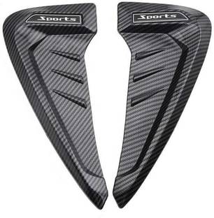 AutoBizarre Car Side Fender Vents Carbon Fiber Sticker Shark Gill Air Flow Duct Grill-2Pcs Side Scoop