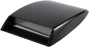 QNJL Universal Car Decorative Air Flow Intake Hood Scoop Bonnet ABS Car Boonet Scoop