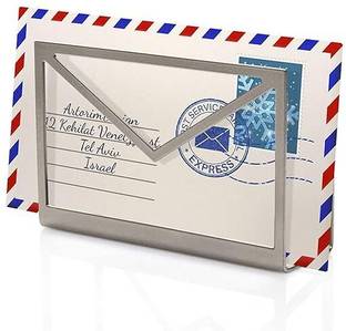 INDIAN DÉCOR 29270 Desk Organizer & Mail Organizer Inbox Envelope Holder Iron Book End