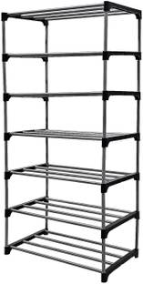 LOTSPEK 7 layer bookshelf for home office bookcase Plastic Open Book Shelf