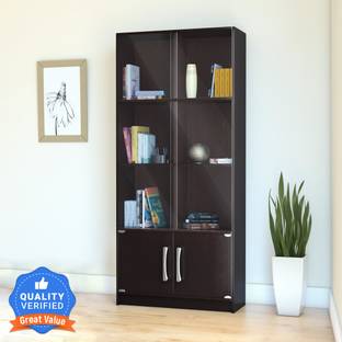 Flipkart Perfect Homes Engineered Wood Close Book Shelf